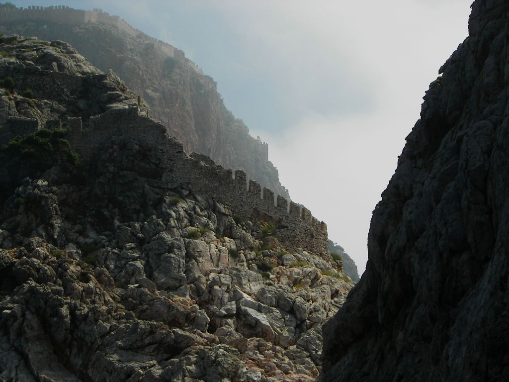 Alanya, an old city fortress - sea view
